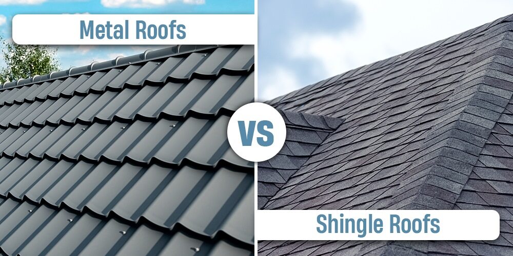 Metal Roofs vs Shingles