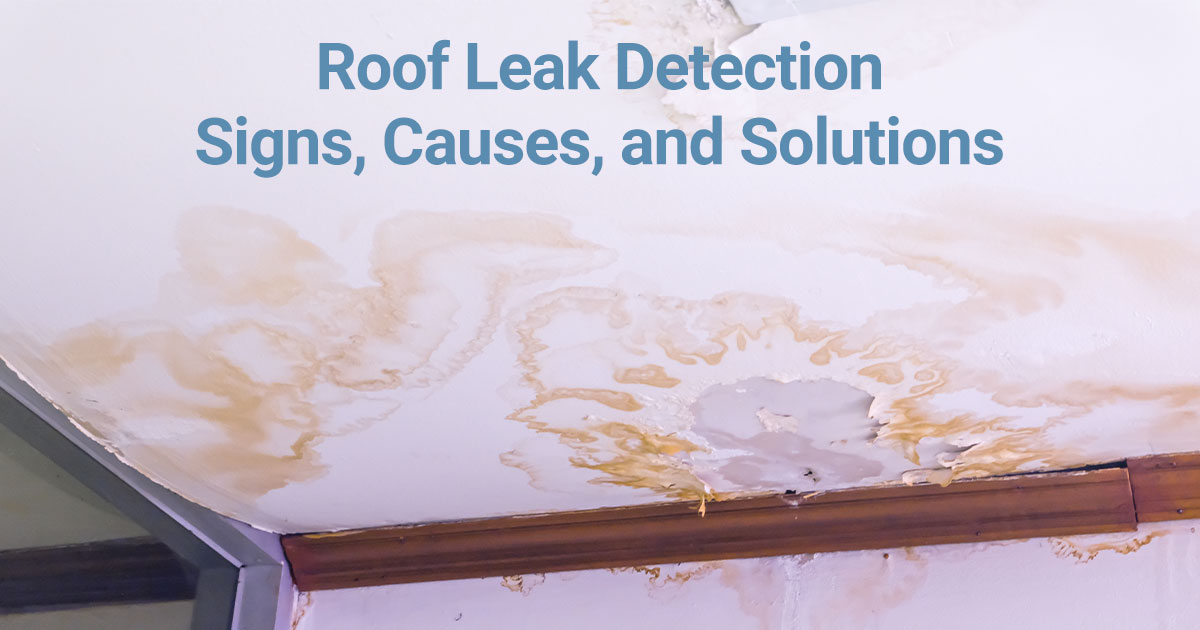 roof leak detection